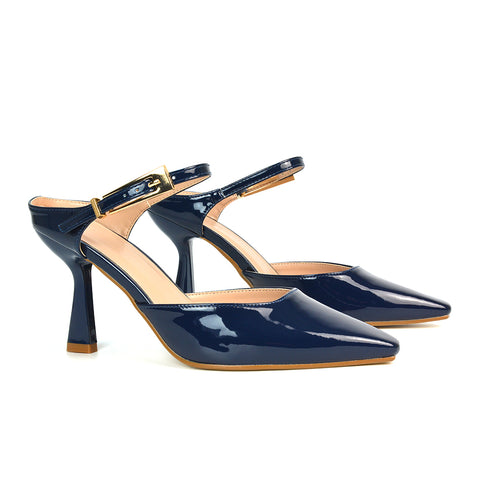High Heels In Navy, Stiletto Heels In Navy, Court Shoes In Navy, Court Shoes For Women