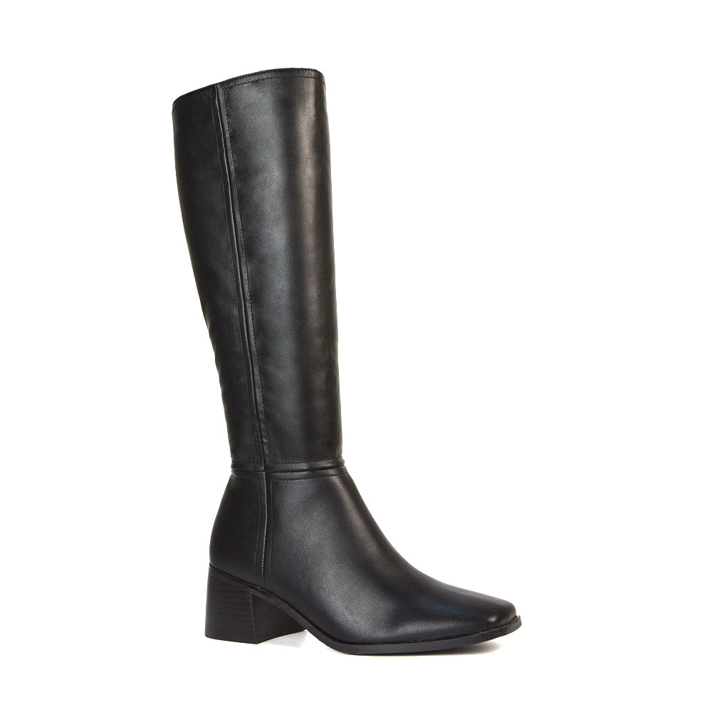 Black Winter Boots, Black Long Boots, Winter Boots, Long Boots