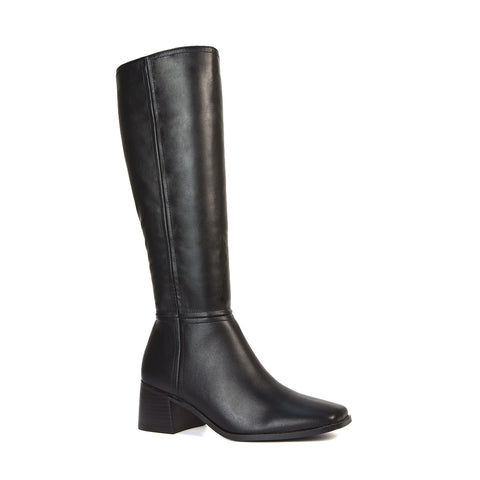 Black Winter Boots, Black Long Boots, Winter Boots, Long Boots