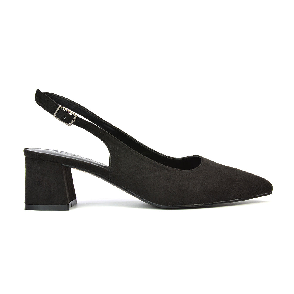Navy Pointed Toe Heels, Navy Court Shoes, Pointed Toe Heels, Court Shoes