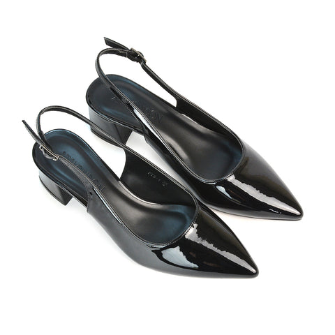Black Patent Pointed Toe Heels, Black Patent Court Shoes, Pointed Toe Heels, Court Shoes
