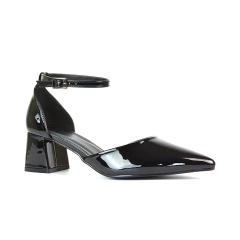 Court Shoes Low Heels, Black Court Shoes Low Heels, Black Closed Toe Block Heels, Closed Toe Block Heels
