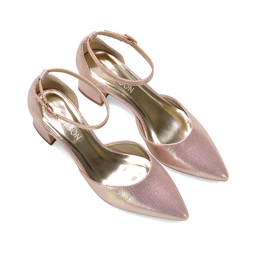 Reception dancing heels, Stable mid heel bridal shoes, Elegant block heel pumps, Block heel wedding shoes, Soft wedding shoes, Classic blush gold bridal shoes, Timeless blush gold wedding heels, chrome heels