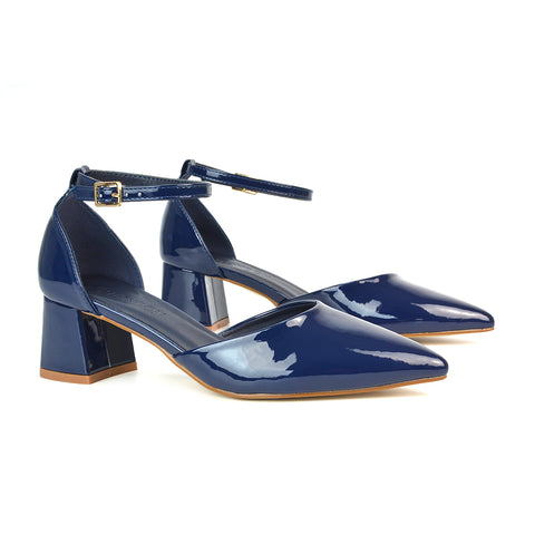Womens Navy Heels UK, Womens Navy Heeled Sandals UK, Womens Heeled Pumps, Shoes With Heels Women