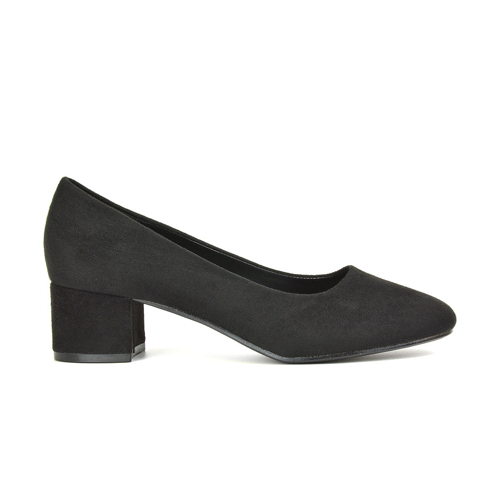 black block heels, black low block heels, block heels, low block heels