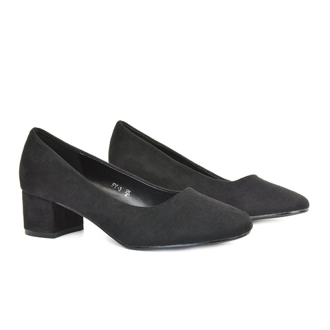 black heels, black low heels, heels, low heels