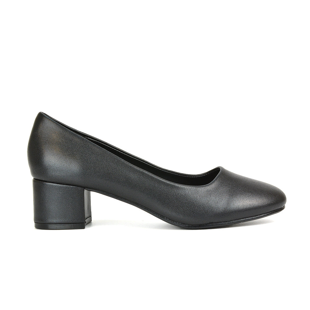 black block heels, black low block heels, block heels, low block heels