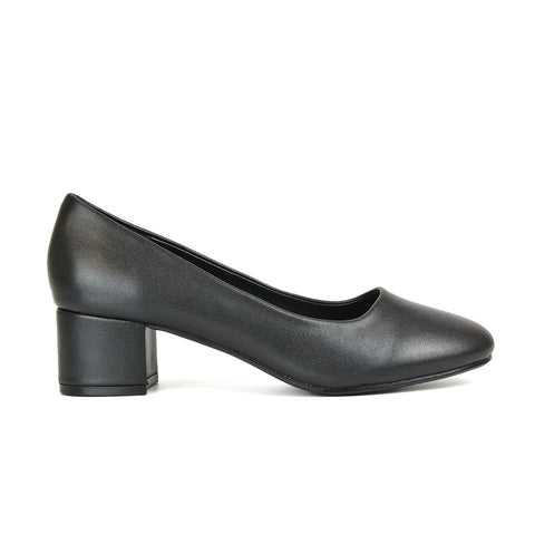 black block heels, black low block heels, block heels, low block heels