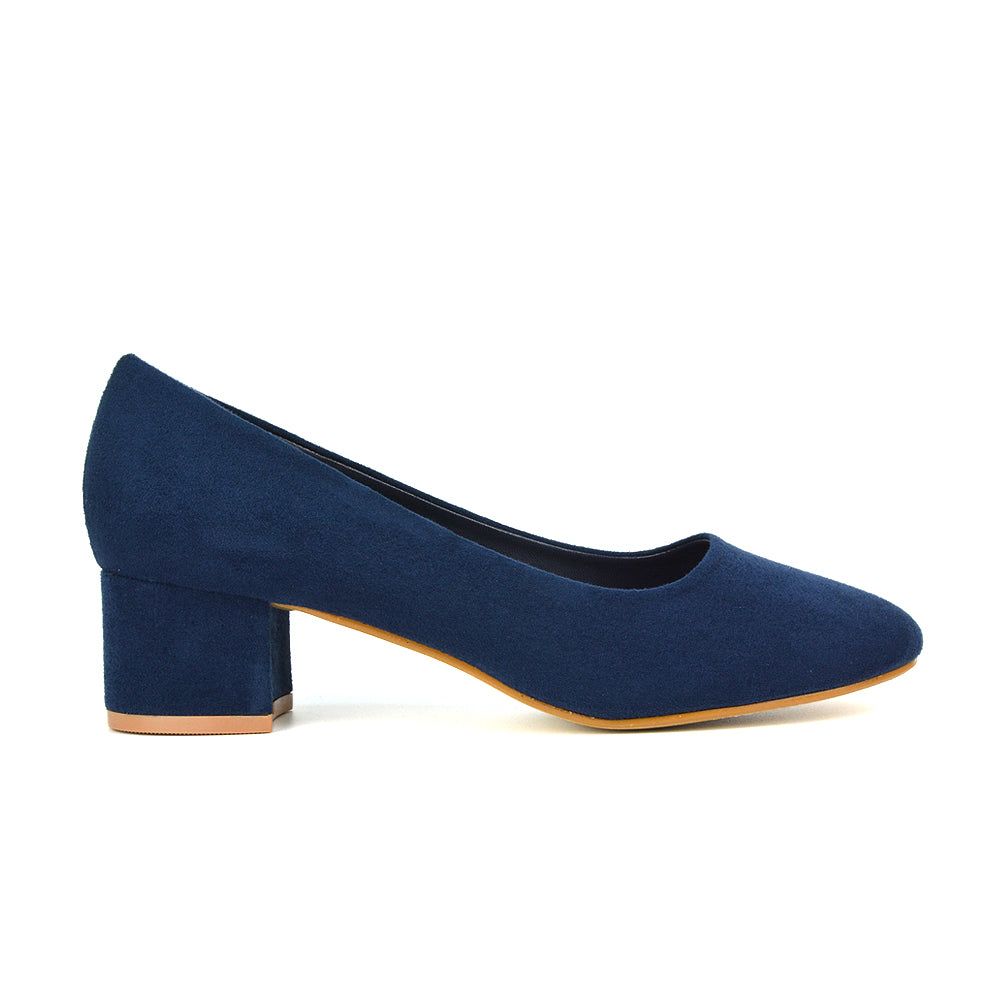 navy block heels, navy low block heels, block heels, low block heels