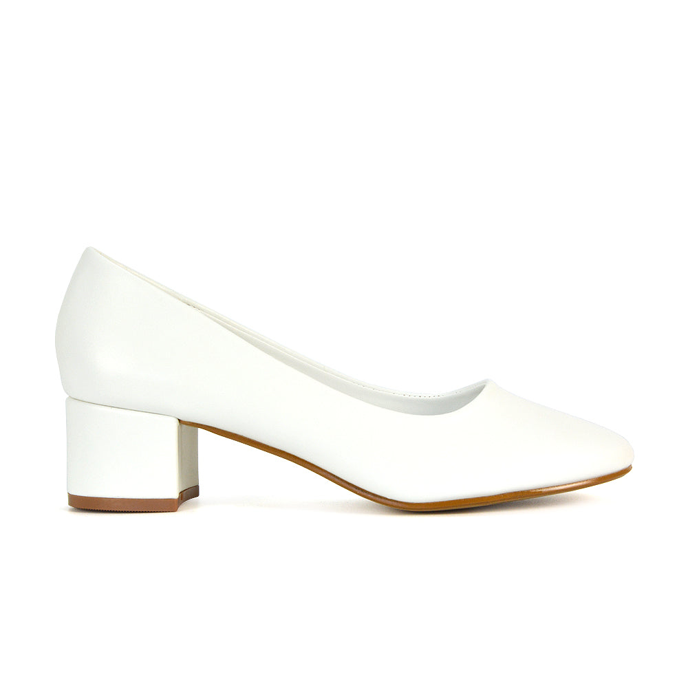 white block heels, white low block heels, block heels, low block heels