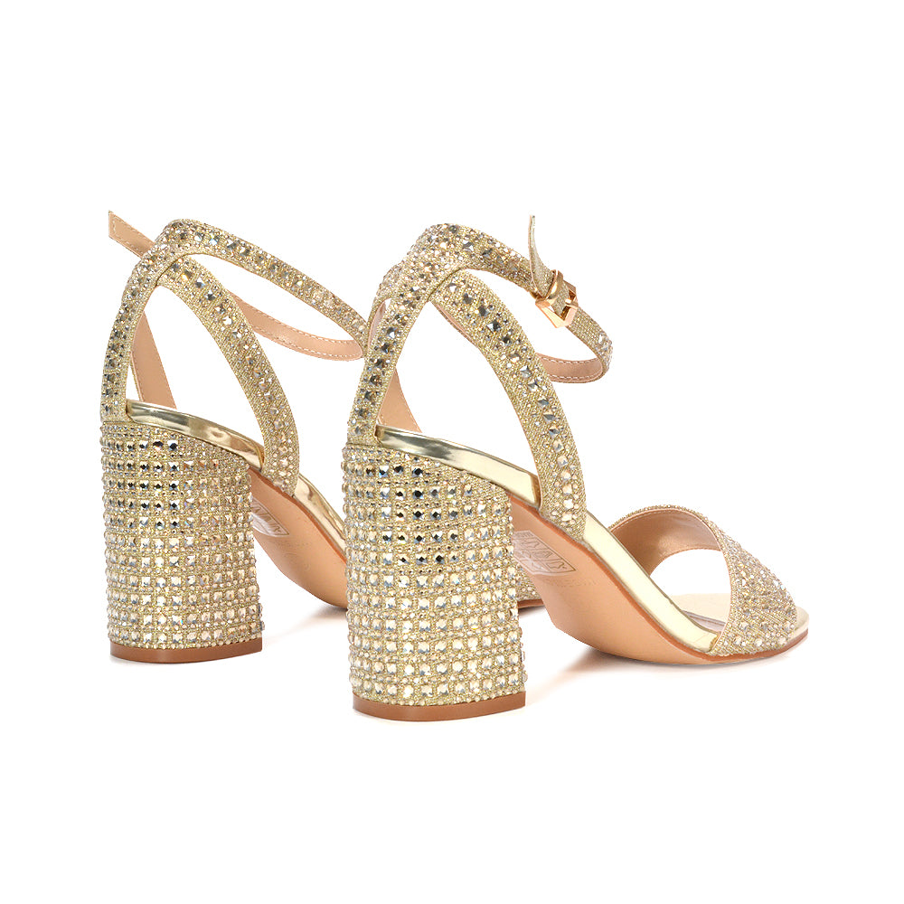 Zara Diamante Gold UK EU 37 US - Main Image