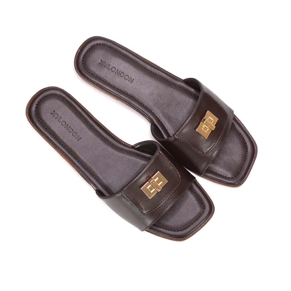 Brown vacation sandals for women, Brown summer sandals