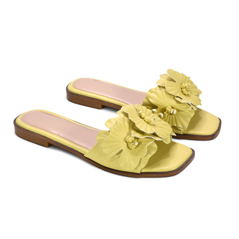 yellow casual footwear women, lightweight yellow sandals for beach and travel, yellow brunch outfit shoes