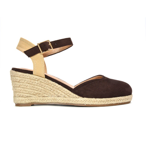 wedge sandals with ankle strap, wedge heels, brown sandals women, wedges for women
