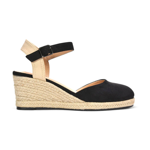 black strappy wedge sandals, black wedge heel sandals, strappy wedge sandals, wedge heel sandals