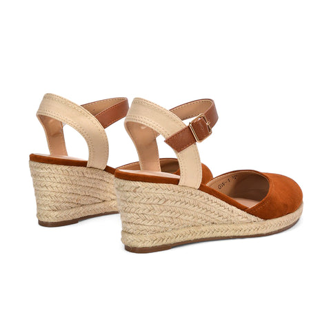 tan heeled sandals, tan wedge heeled sandals, heeled sandals, wedge heeled sandals