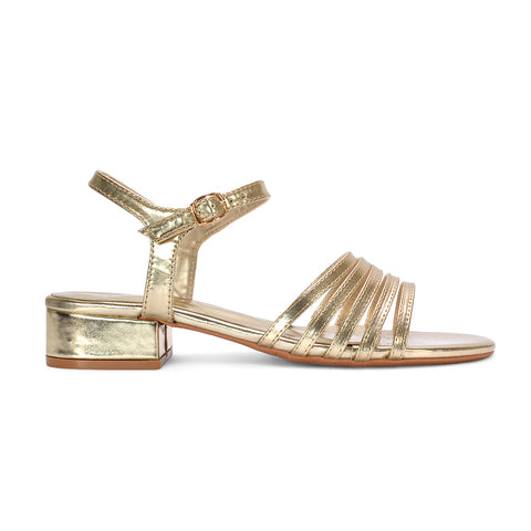 gold block heels, gold low heels, block heels, low heels