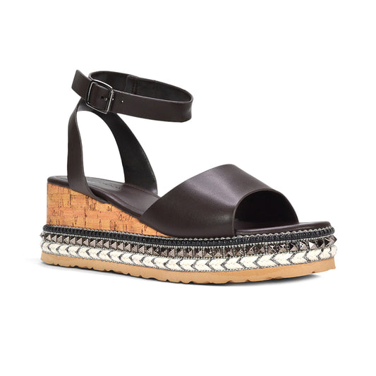 Best brown platform wedge sandals for women, Comfortable brown espadrille wedge sandals for summer, Brown espadrille wedge sandals for women