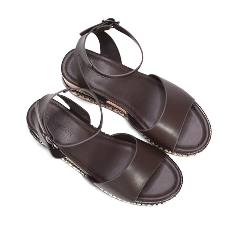 Brown espadrille wedges new arrival, Chic brown platform sandals for summer outfits, Brown open toe espadrille sandals