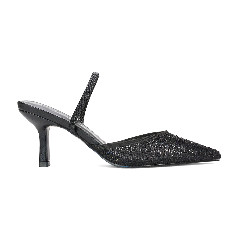 black stiletto party heels for women, buy black rhinestone court shoes online, black heels for wedding guests, best black party heels for women, black women's occasion shoes