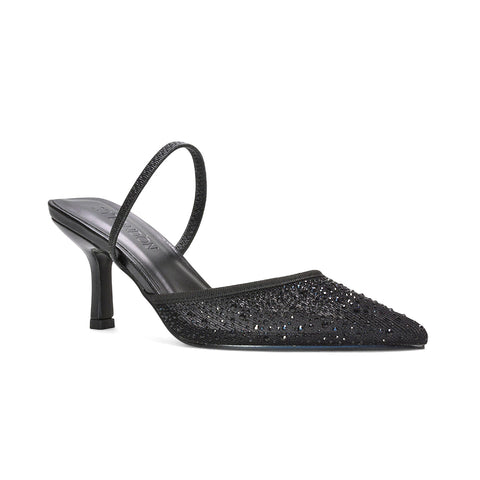 black crystal embellished footwear, stylish black rhinestone heels, black closed toe court shoes, black bridal reception heels, black party heels for women UK, black rhinestone court shoes