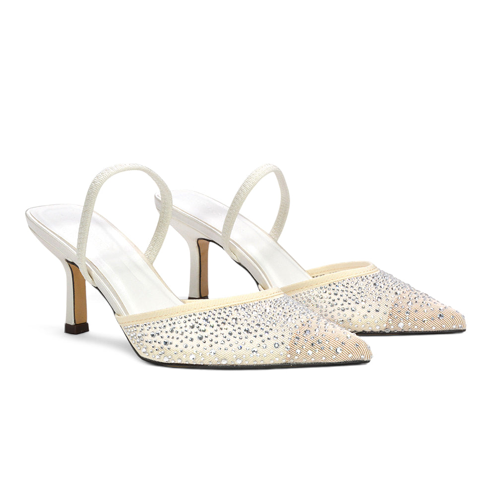 ivory rhinestone bridal heels, wedding reception heels, elegant court shoes, Comfortable ivory wedding heels