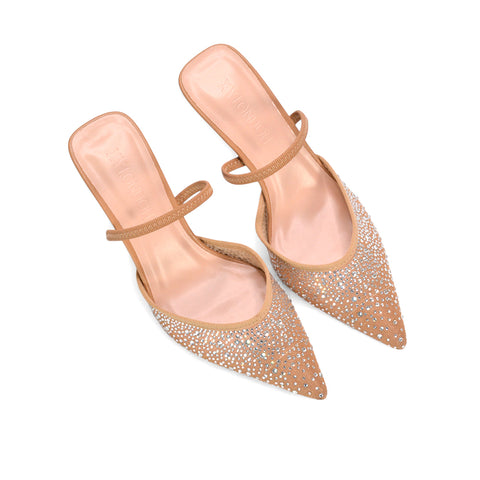 nude high heels online, Sparkly nude heels for prom, nude birthday party heels, nude wedding guest heels
