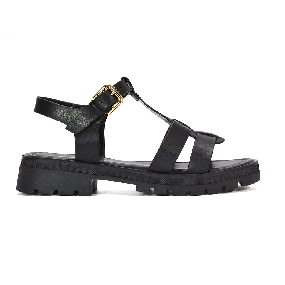 gladiator sandals with ankle buckle strap, women’s chunky gladiator sandals summer, affordable gladiator sandals with buckle strap, festival gladiator sandals chunky, gladiator sandals, black chunky sandals