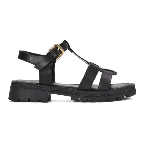 gladiator sandals with ankle buckle strap, women’s chunky gladiator sandals summer, affordable gladiator sandals with buckle strap, festival gladiator sandals chunky, gladiator sandals, black chunky sandals