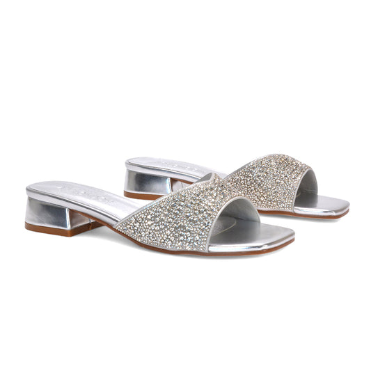 silver low heels, silver low block heels, low heels, low block heels