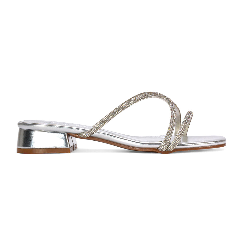 silver diamante heels, silver sparkly heels, diamante heels, sparkly heels