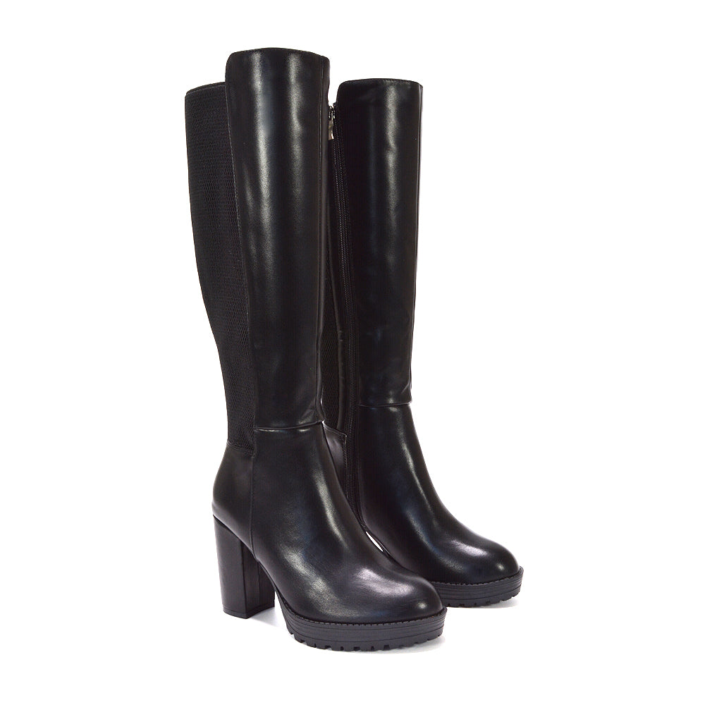black boots for women, women knee high boots, women calf boots