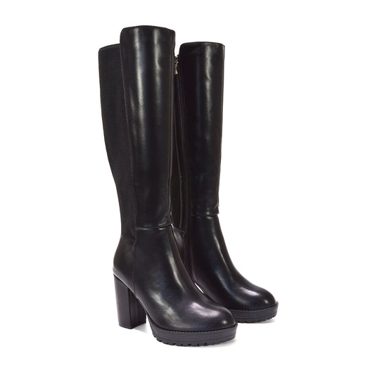 black boots for women, women knee high boots, women calf boots