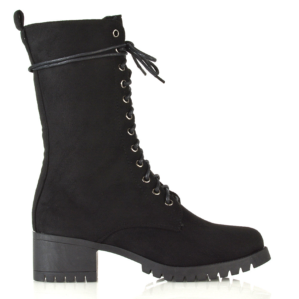 Black | XY London | black biker boots, black Synthetic Leather boots, black heeled boots,