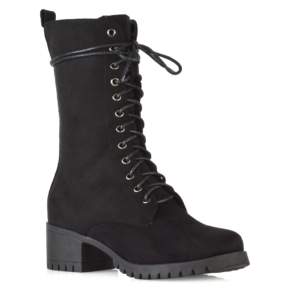 Black | XY London | black biker boots, black Synthetic Leather boots, black heeled boots,