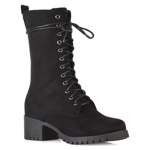 Black | XY London | black biker boots, black Synthetic Leather boots, black heeled boots,
