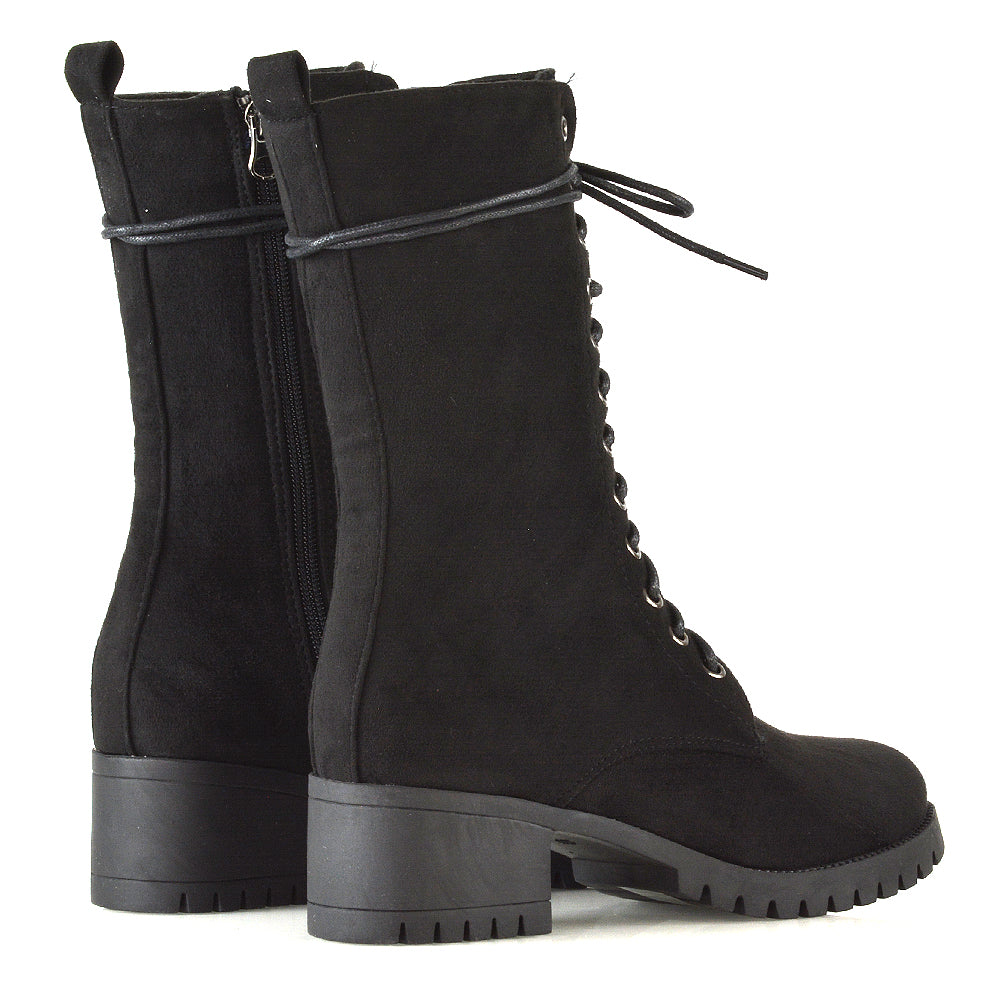 Black | XY London | black biker boots, black Synthetic Leather boots, black heeled boots,