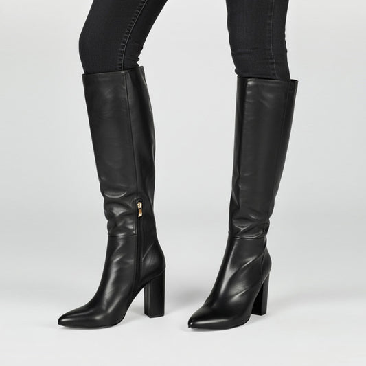black knee high boots block heel, block heel knee high boots