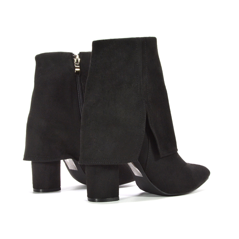 black high heel boots, black going out boots, high heel boots, going out boots, Zip-up boots, Black leather ankle boots with heels, Date night heeled booties