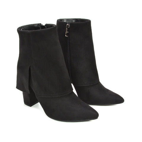 black boots for autumn, black block heel boots, autumn boots, block heel boots, Trendy boots for weekend brunch, Trendy fall ankle boots for women, Fashion boots
