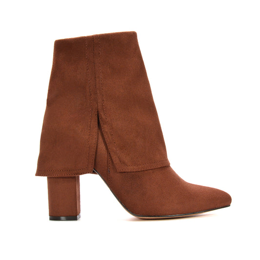brown ankle boots, brown heeled ankle boots, ankle boots, heeled ankle boots, Women’s ankle boots, Women’s high block heel ankle boots, Fall and winter fashion boots
