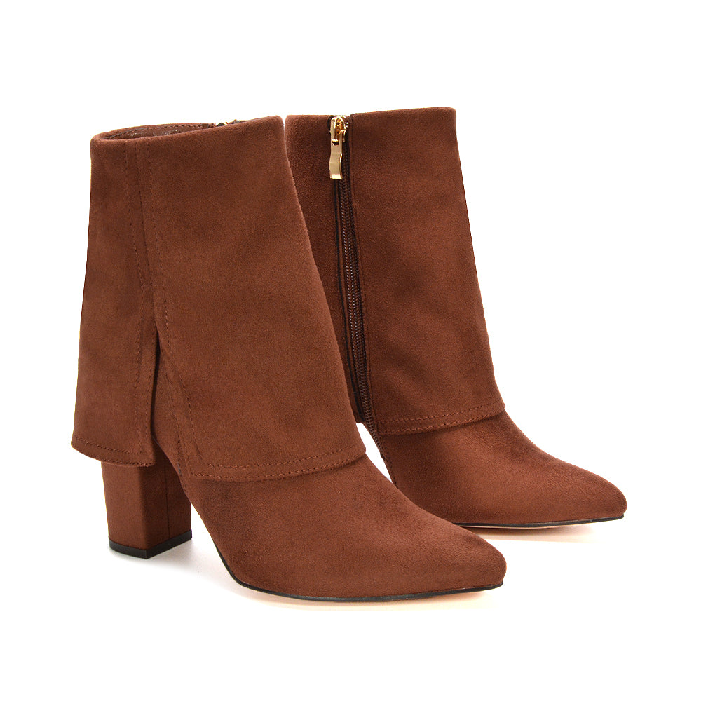 brown zip up ankle boots, women's ankle boots, zip up ankle boots, womens boots