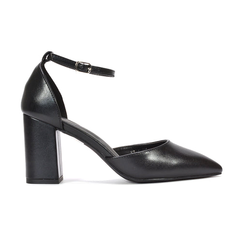 black women’s pointed toe block heel shoes. black pointed toe ankle strap pumps women, black women’s chunky heel dress shoes, black pointed toe pumps with block heels