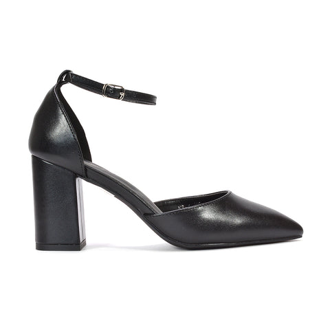 black women’s pointed toe block heel shoes. black pointed toe ankle strap pumps women, black women’s chunky heel dress shoes, black pointed toe pumps with block heels