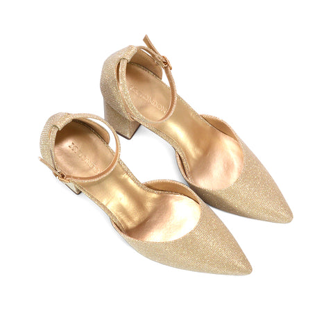 women’s gold glitter heels for parties and special occasions, gold glitter ankle strap pumps for bridesmaids, women’s gold glitter block heels for evening wear, gold glitter pointed toe dress shoes for women, women’s gold glitter heels for dinner parties and weddings