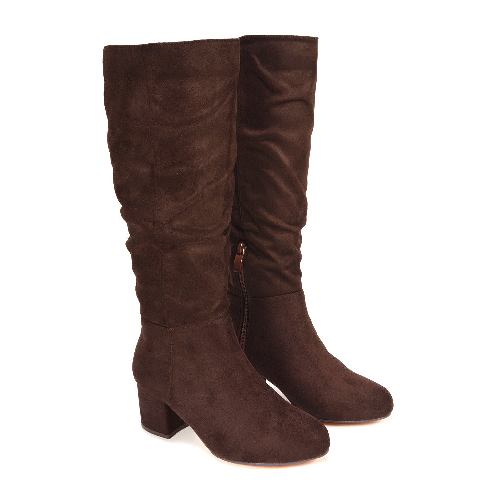 what are the best brown knee high boots for women, how to style brown knee high boots for women, what to wear with dark brown knee high boots, are brown knee high boots good for fall outfits