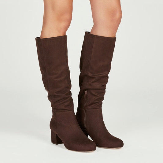 chocolate brown boots