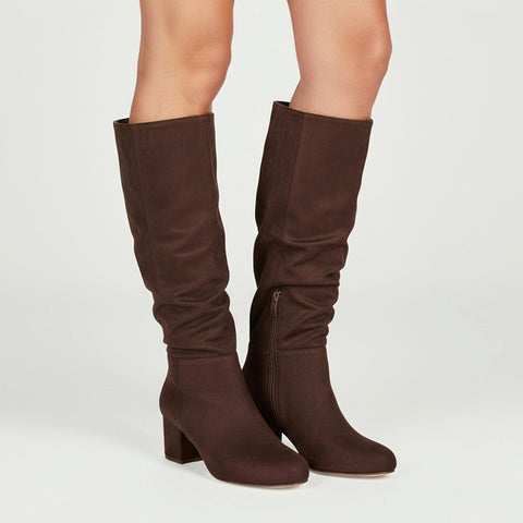 chocolate brown boots
