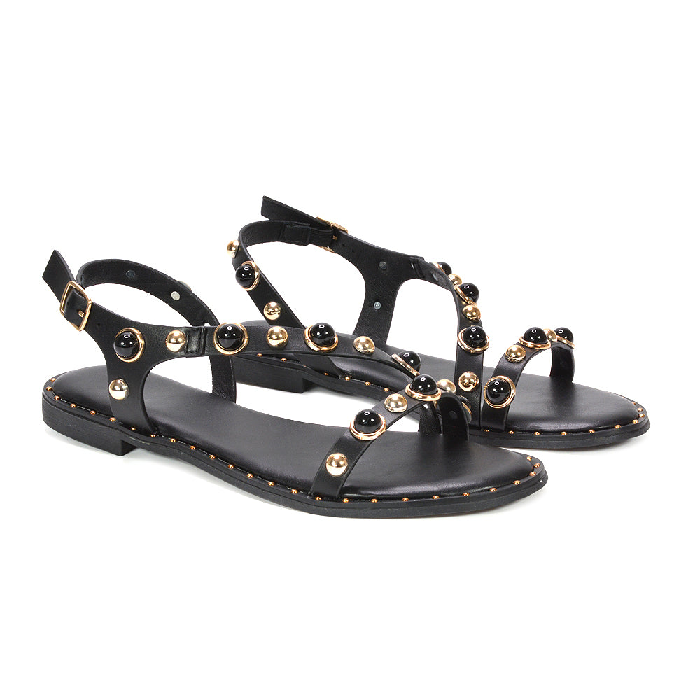 women’s black flat sandals, comfortable black flat sandals for daily wear, comfortable black flat sandals for daily wear