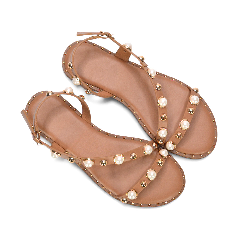 nude bohemian sandals, affordable nude casual sandals for women, comfortable nude flat sandals, nude beach sandals